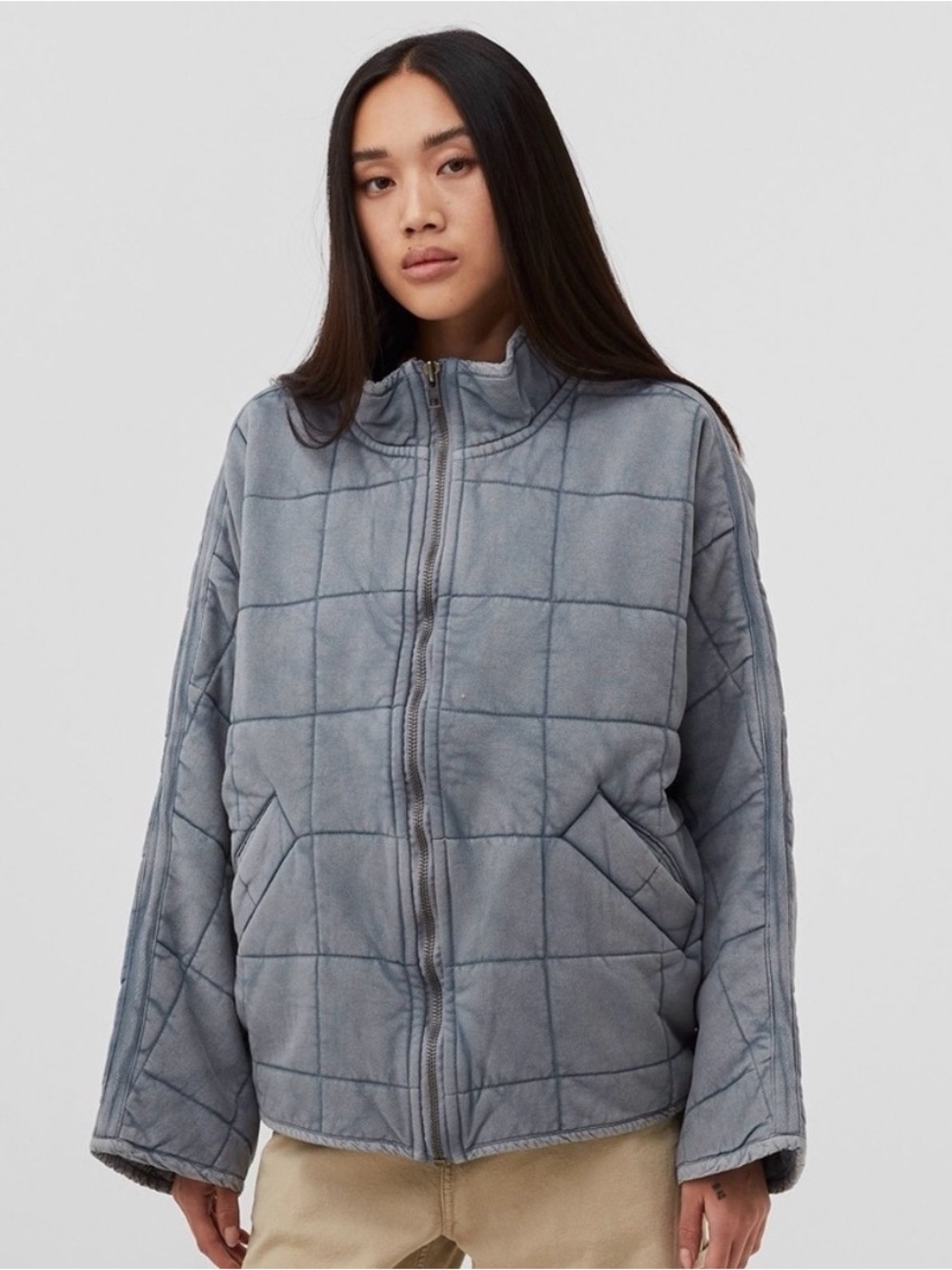 Free People Dolman Quilted knit Jacket